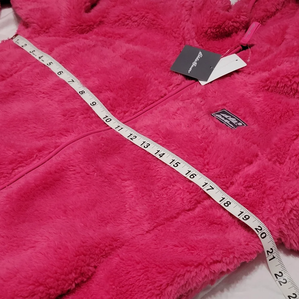 Eddie Bauer Plush Sherpa Fleece Zip Hoodie Kids XL